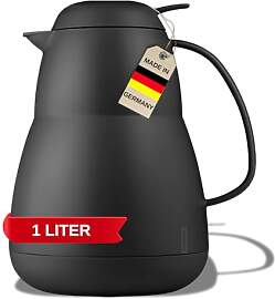 Helios Zeo Thermoskanne Pale Black 1L – 6h Heiß 