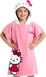 Hello Kitty Badeponcho Kinder Handtuch mit Kapuze