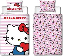 Hello Kitty Bettwäsche-Set für Einzelbett,