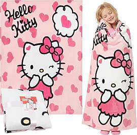 Hello Kitty Sanrio Kuscheldecke Mädchen und