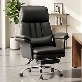 Hellove Chefsessel mit Fußstütze 180kg,