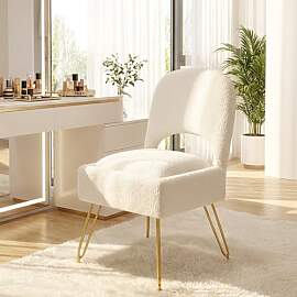 Hellove Schminktisch Stuhl mit Stauraum &