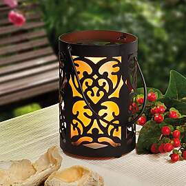 Hellum 300277 Laterne Deko Ornament Metall m.