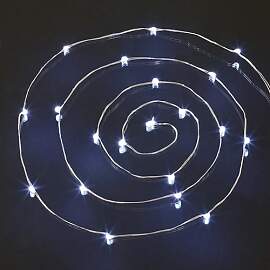 hellum LED Kupfer-Lichterkette Tauperlen, 20