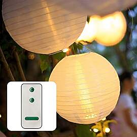 Hellum LED Lampion außen mit Fernbedienung I