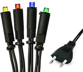 hellum LED-Lichterkette innen, 220V strombetrieben 