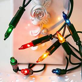 hellum Lichterkette innen mit 50 Lichtern, mini