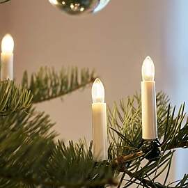 hellum Lichterkette Weihnachtsbaum LED-Filament,