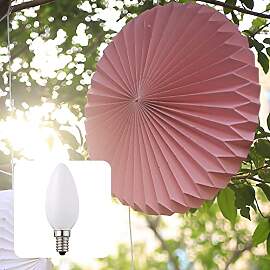 Hellum living choice LED Lampion 60 cm Sunny rosé 
