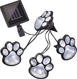 hellum solar Pfoten, led Pfoten outdoor mit 4