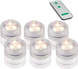 hellum Unterwasser Licht 6er Set warmweiß, LED