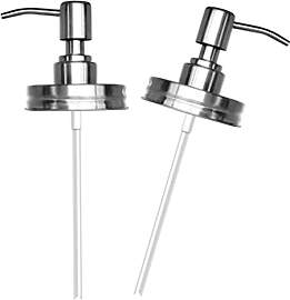 HEMOTON Edelstahl Seifenspender Deckel 2Er Set 70# 