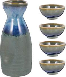 HEMOTON Japanisches Sake Set Traditionell Mit 1