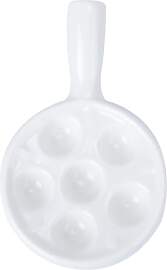 HEMOTON Keramik Schneckenteller Backform 6 Löcher 