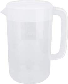 HEMOTON Kunststoff Wasserkrug 4 Liter Mit Deckel