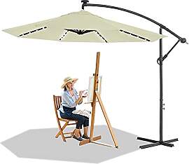 HENGMEI Ø300cm ALU Sonnenschirm Gartenschirm