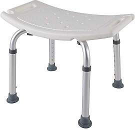 HENGMEI Aluminium Höhenverstellbar Badhocker