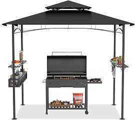 HENGMEI Grill Pavillon 2.45 x 1.53m, Grillpavillon 