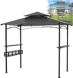 HENGMEI Grill Pavillon 2.45 x 1.53m, Grillpavillon 
