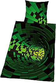 Herding 3D Effekt Bettwäsche-Set, Kopfkissenbezug 