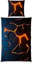 Herding 3D Effekt Bettwäsche-Set, Kopfkissenbezug 