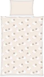 Herding babybest Flanell-Bettwäsche Schäfchen, 1 