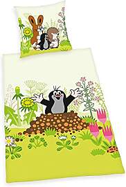 Herding DER KLEINE MAULWURF Bettwäsche-Set,