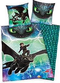 Herding DREAMWORKS DRAGONS Bettwäsche-Set,