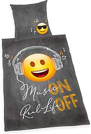 Herding Emot!x Bettwäsche-Set, Wendemotiv,