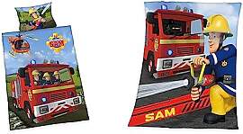 Herding FEUERWEHRMANN SAM Bettwäsche-Set,