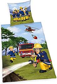 Herding FEUERWEHRMANN SAM Bettwäsche-Set,