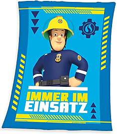 Herding Fleecedecke Feuerwehrmann Sam, 130 x 170