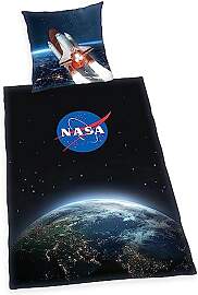Herding NASA Bettwäsche-Set, Kopfkissenbezug 80 x 