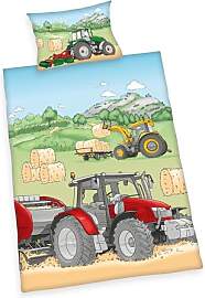 Herding Traktor Bettwäsche-Set, Made IN Green by