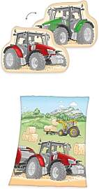 Herding Traktor-Set, Konturenkissen und