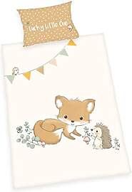 Herding Waldfreunde Bettwäsche-Set, Made IN Green 