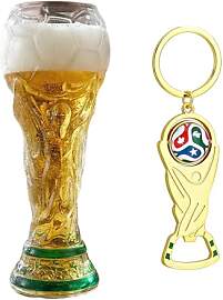 Herfair Biergläser 0,48 Liter, Fußball Event