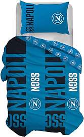 hermet SSC Napoli Bettwäsche-Set für Einzelbett, 