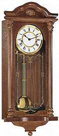 Hermle Holz-Wanduhr 70509-030141, Nussbaum, 1/2