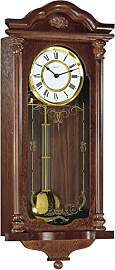 Hermle Uhrenmanufaktur Wanduhr, Holz, Braun, 67cm