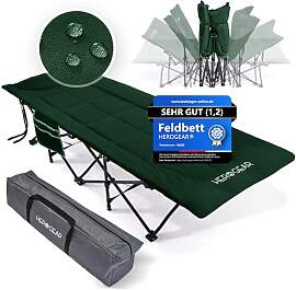 HEROGEAR Feldbett klappbar mit bequemer