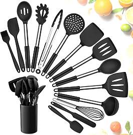 Herogo Küchenhelfer Set, 15 teiliges Silikon