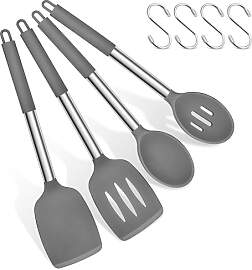 Herogo Pfannenwender Kochlöffel Set, Silikon