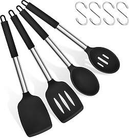 Herogo Pfannenwender Kochlöffel Set, Silikon