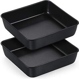 Herogo Quadratische Auflaufform 2er Set, Edelstahl 
