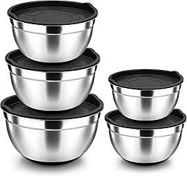 Herogo Rührschüssel, 5-Teilig Edelstahl