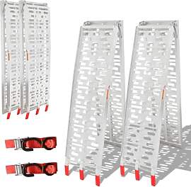 Herrselsam 2X Klappbar Auffahrrampe, Alu