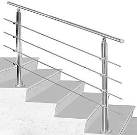 Herrselsam Handlauf Edelstahl Aussen 120 CM,