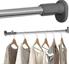 Hershii Erweiterbare Kleiderstange für Schrank