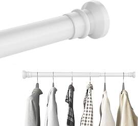 Hershii Verstellbare Duschvorhangstange aus